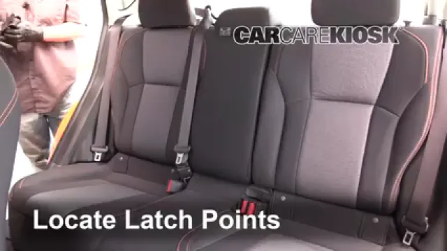 2018 Subaru Crosstrek Premium 2.0L 4 Cyl. Car Seats Install
